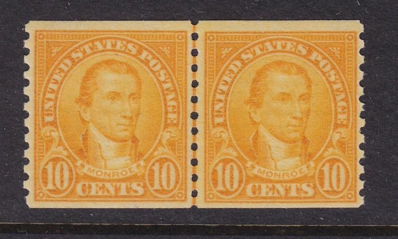 603 Line Pair VF-XF original gum mint never hinged with nice color ! see pic !