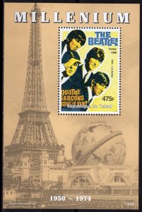 Chad 1999 Sc#809f  THE BEATLES  Souvenir Sheet PERFORATED MNH