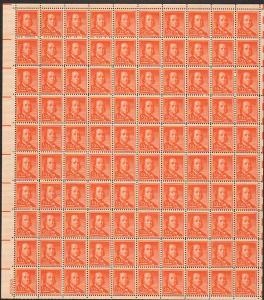 US #1030 Mint Sheet Ben Franklin 