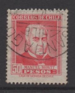 Chile Scott #  296  USED  singles
