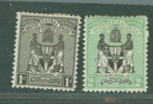 British Central Africa #32-33 Unused Single