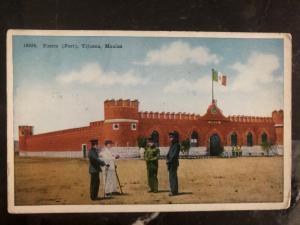 1928 Tijuana Mexico Picture Postcard Cover The Fort Cafe To Long Branch NJ Usa