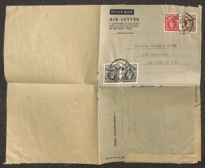 ZANZIBAR #230 (x2) 233 & 237 STAMPS AEROGRAMME STATIONERY MARKS & CLERK USA 1953