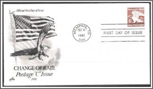 US #1946 C Eagle Issue FDC