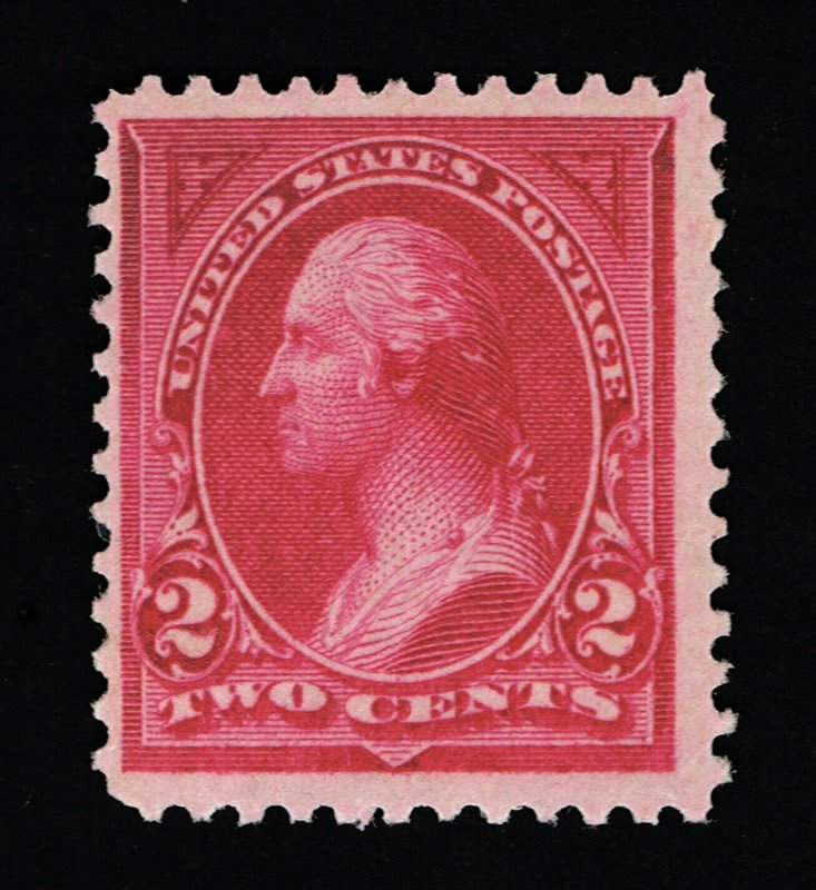 VERY AFFORDABLE GENUINE SCOTT #250 F-VF MINT OG NH 1894 2¢ CARMINE TYPE-I #11658