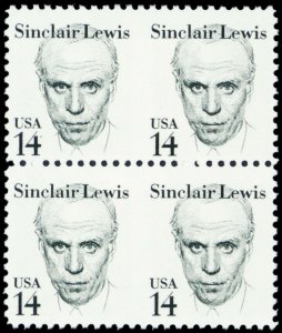 1856c, Mint NH 14¢ Imperforate Between Error Block - Stuart Katz 