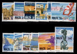 MALTA QEII SG905-916, 1991 national heritage set, NH MINT. Cat £27.