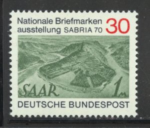 Germany Scott 1017 MNHOG - 1970 SABRIA National Stamp Expo - SCV $0.35