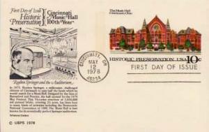 United States, First Day Cover, Ohio