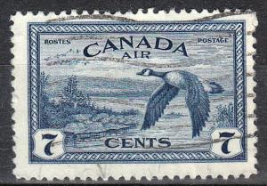 Canada Geese in Flight (Scott #C9) Used