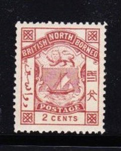 Album Treasures  North Borneo Scott # 37  2c Colony Seal Mint LH