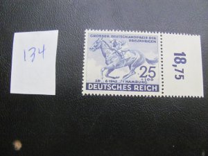 Germany 1942 MNH  SC B204 SET  XF 22 EUROS (134)