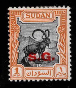 SUDAN Scott o44 MH* Official SG overprint Camel mail stamp