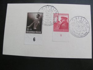 GERMANY 1939  ON A  propaganda CARD HITLER (116)