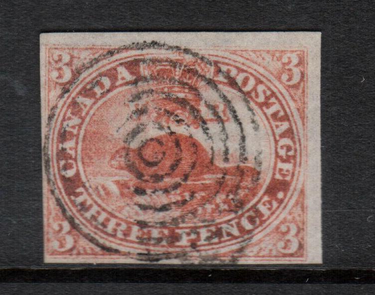 Canada #1 Used Fine - Very Fine With Sharp Laid Lines