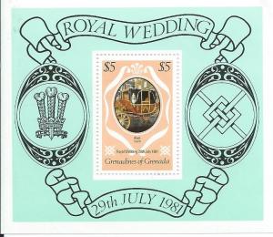Grenada-Grenadines #443 Royal Wedding S/S (MNH) CV$2.55