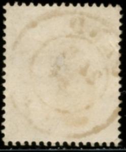 BELGIUM Sc#24 1866 1c Arms gray perforated Used “GAND”