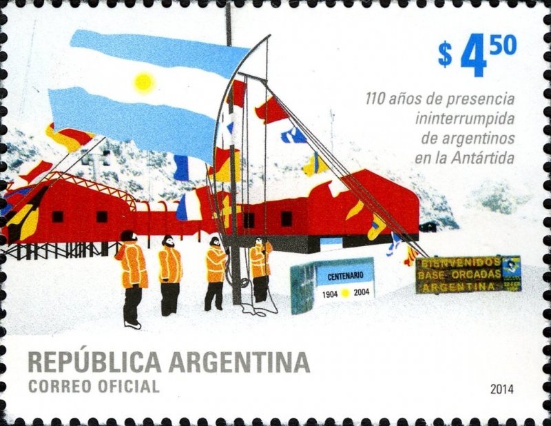 Argentina 2014 #2723 MNH. Antarctica, base