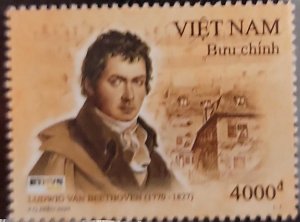 O)  2020 VIETNAM,  LUDWIG VAN BEETHOVEN, PIANIST ROMANTICISM AND CLASISCIS. MNH