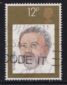 Great Britain  #920  used  1980  conductors 12p  Wood