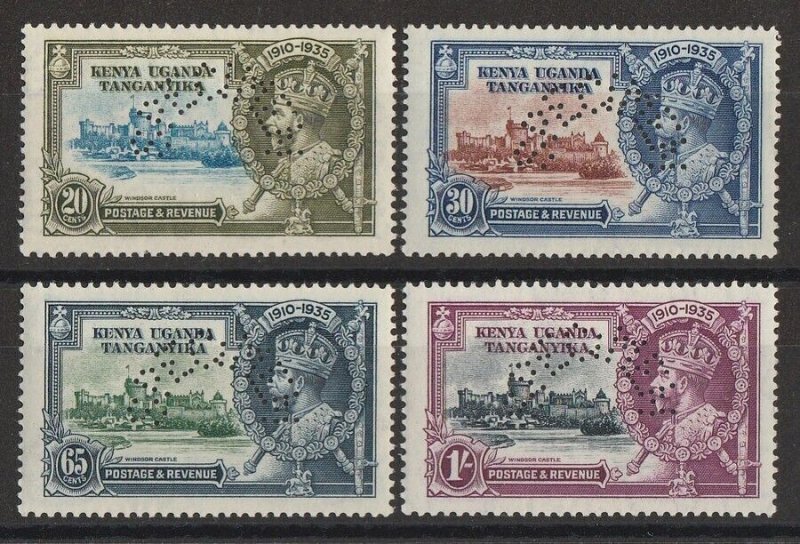 KENYA, UGANDA & TANGANYIKA 1935 KGV Silver Jubilee set, SPECIMEN. MNH **.