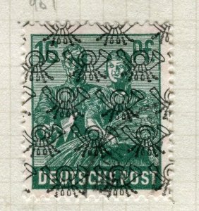 GERMANY; BERLIN Allied Zone 1948 Optd. II on First June issue used 16pf. value