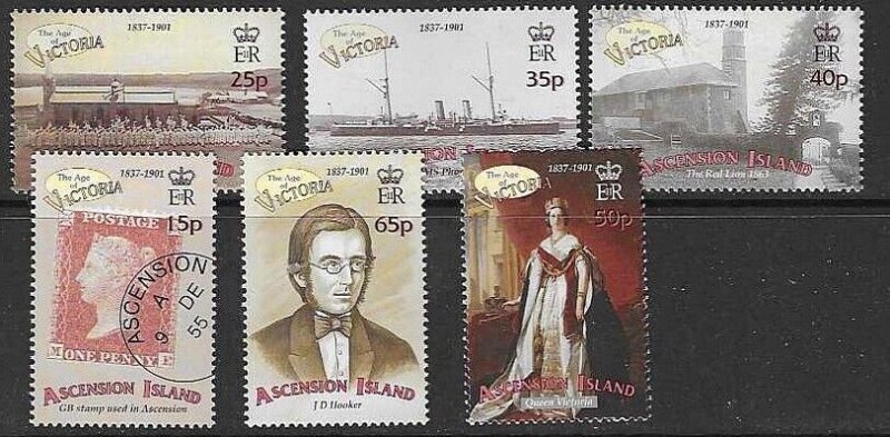 ASCENSION SG823/8 2001 DEATH CENTENARY OF QUEEN VICTORIA MNH