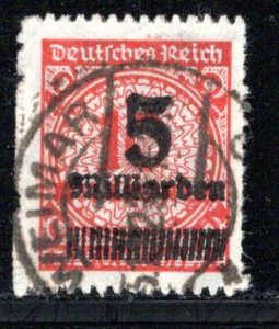 Germany Reich Scott # 319, used, exp h/s, Mi # 334BP