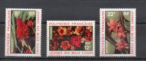 French Polynesia 264-266 MNH