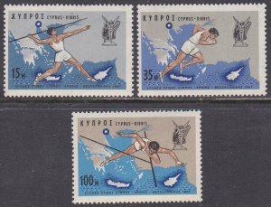 Cyprus Sc #300-302 MNH