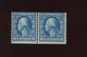 355 Washington Mint Coil Line Pair of 2 Stamps with PSE & PF Certs (Bz 1220)