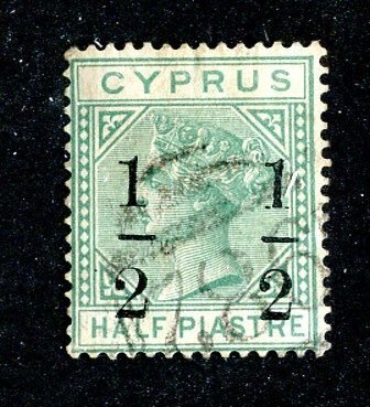 1886 Cyprus  Sc #26 used cv.$17.50 ( 9268 BCXX5 )