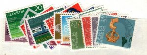 Switzerland Scott 708-16, 729-32, B488-96 Mint NH (1982 issues) [TK108]