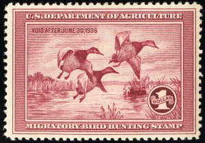 US Stamps # RW2 Duck MLH VF/XF Fresh Scott Value $375.00