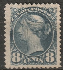 Canada 1893 Sc 44a MNG(*) blue grey large thin