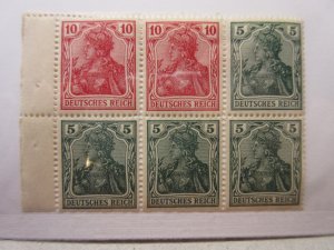 GERMANY H-Blatt Michel: HB 23, MINT HINGED, Lot32 Cat €60