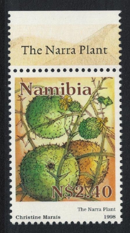 Namibia Narra Plant Cultivation Top Margin 1998 MNH SG#787