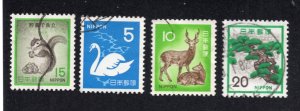Japan 1968-72 15y, 5y, 10y & 20y values, Scott 980, 1068-1069, 1071 used