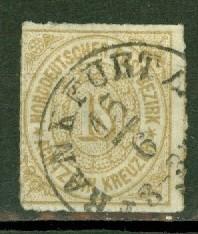 North German Confederation 11 used CV $55