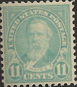 # 563a Mint Never Hinged Light Bluish Green Rutherford B....