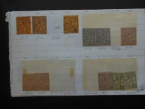 MONACO : Very nice Mint & Used collection old time approval pages. Cat €2,465.00