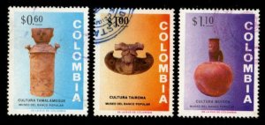 Colombia #814-816 used