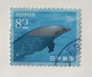 Japan 2019 Scott 4307f used - 82y,  Marine Life, Dolphin