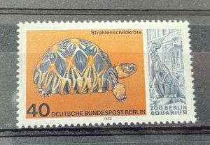 (2122) BERLIN 1977 : Yv# 516 RADIATED TORTOISE - MNH VF