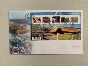 Canada 2017 FDC scott 2963 UNESCO World Heritage Sites