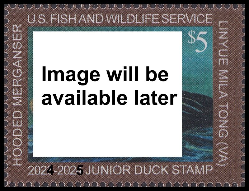 US JDS32 Junior Duck King Eider $5 single MNH 2024-2025 after July 15