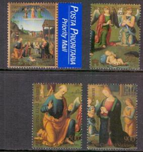 Vatican City 1999 MNH Christmas complete