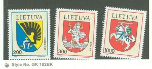 Lithuania #431-433  Single (Complete Set)