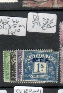 MIDDLE EAST FORCES  POSTAGE DUE  SG D1, D3-5   MOG       PP0626H