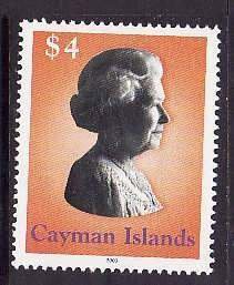 Cayman Is.-Sc#878- id6-unused NH $4 QEII-2003-